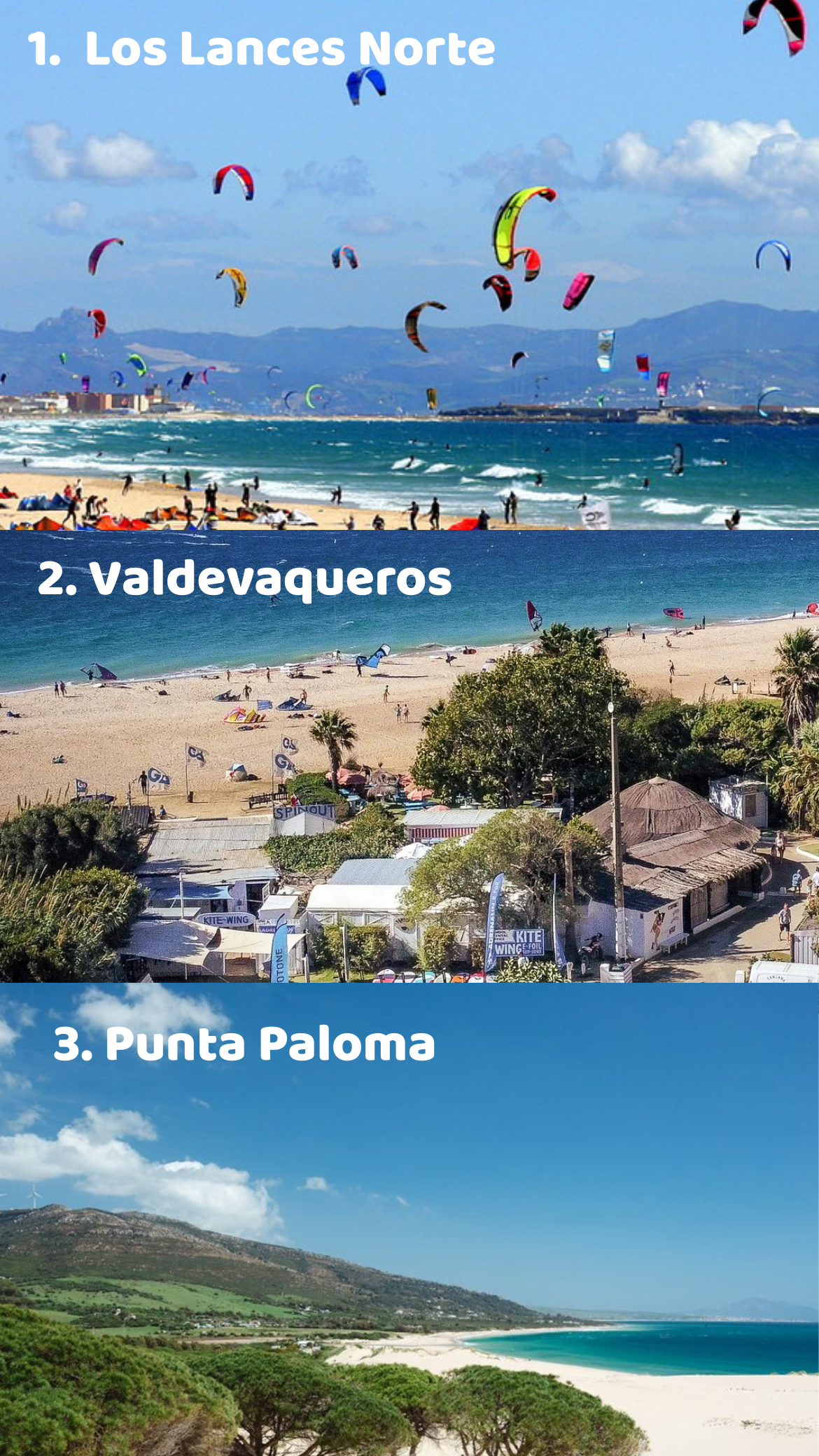 kite surf spots in tarifa