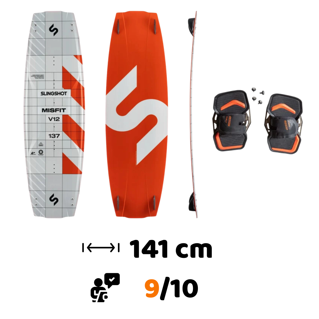 Slingshot Misfit V12 + Dually Pads